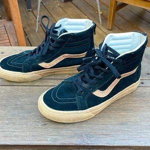 Vans glitter high tops